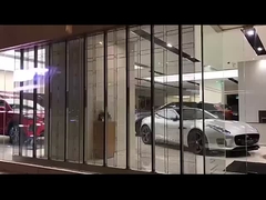 Şeffaf LED ekran Şeffaf LED ekran İç mekan Dış cam Şeffaf LED Film Ekran Paneli