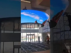 Vertikal Esnek LED Ekran İç Reklam için Esnek LED Ekran